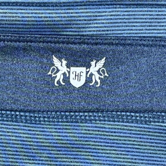 Hickey Freeman NWT New York Mens Golf Vest Denim Blue 1/4 Zip Size Medium $99.50 - Picture 9 of 12